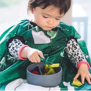 Allover Waterproof Bib for Self-Feeding Infants and Toddlers, Ages 6-24 M - NEW